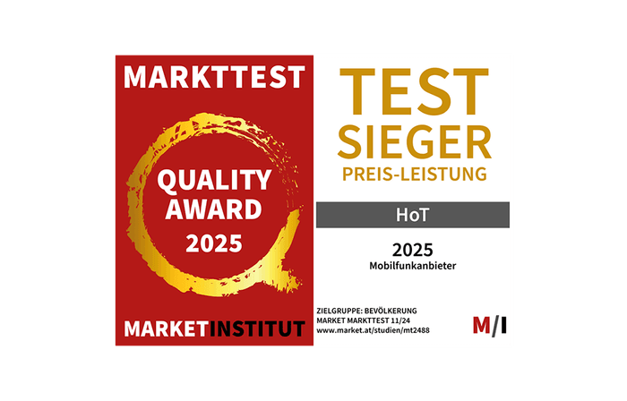 HoT Testsieger Emblem