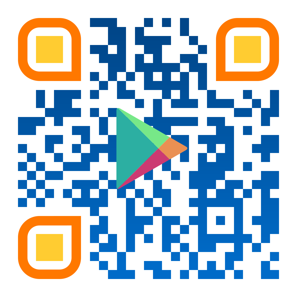 QR Code für HoT App im Google Play Store