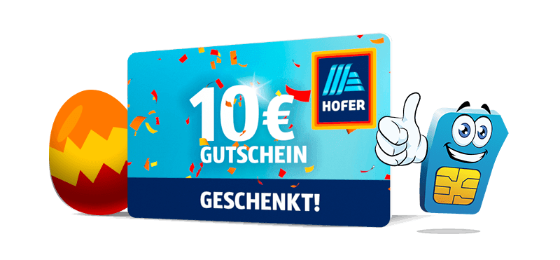 10 Euro HOFER Gutschein